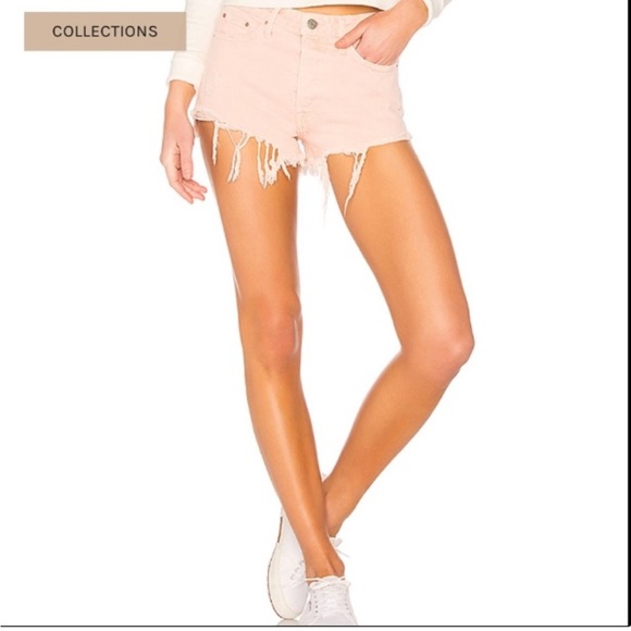 NWT GRLFRND HIGH RISE DENIM CINDY SHORTS - Picture 1 of 11